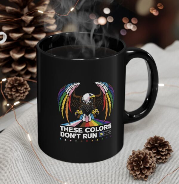 Colors Don’t Run Rainbow Eagle Mug