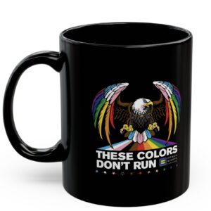 Colors Don’t Run Rainbow Eagle Mug