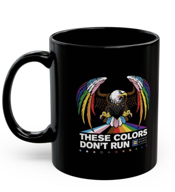 Colors Don’t Run Rainbow Eagle Mug
