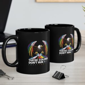 Colors Don’t Run Rainbow Eagle Mug