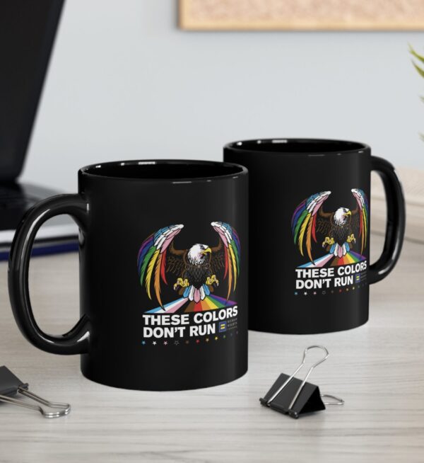 Colors Don’t Run Rainbow Eagle Mug