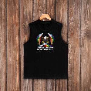 Colors Don’t Run Rainbow Eagle Sleeveless T-Shirt