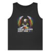 Colors Don’t Run Rainbow Eagle Tank Top – LGBTQ+ Pride Summer Sleeveless Shirt