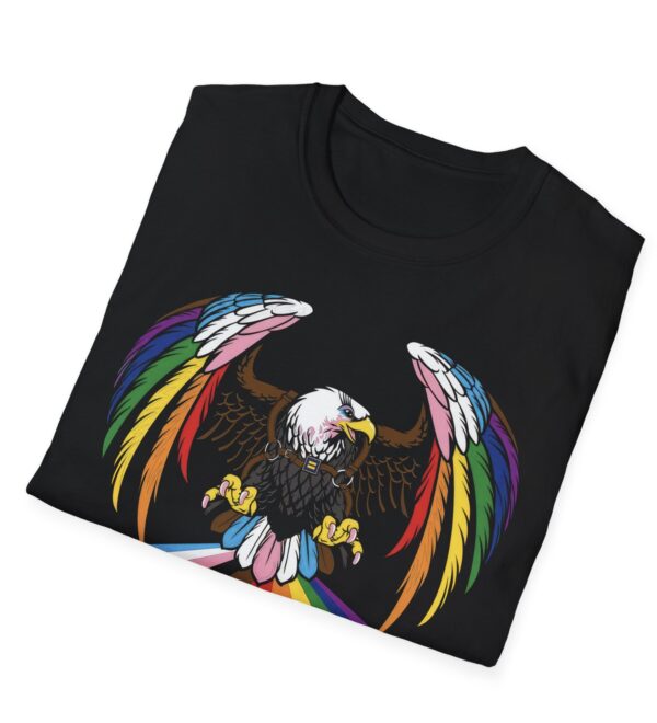 Colors Don’t Run Rainbow Eagle Unisex T-Shirt – LGBTQ+ Pride Patriotic Tee