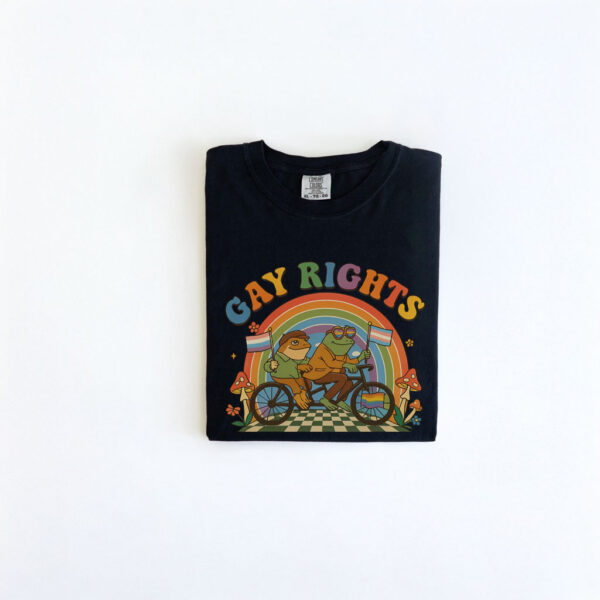 Frog Gay Rights LGBT Rainbow T-Shirt