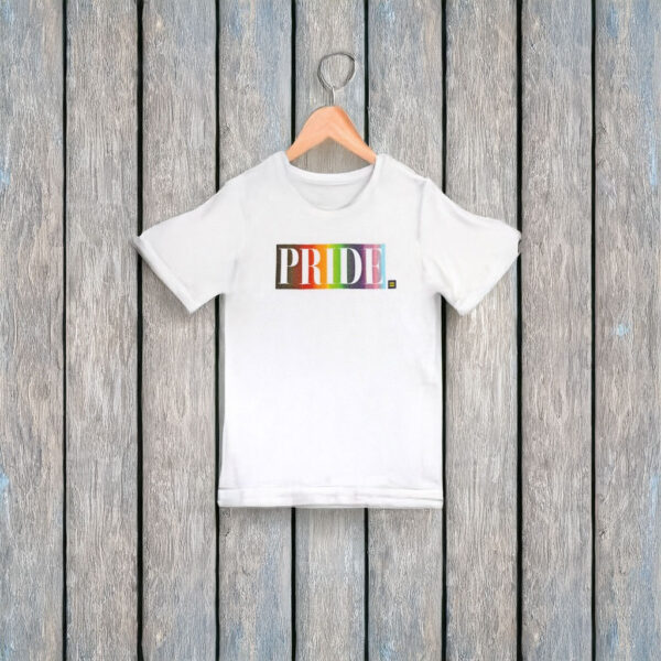 Pride Rainbow T-Shirt - LGBTQ+ Equality Tee, Minimalist Pride Month Shirt, Unisex Human Rights Campaign Apparel