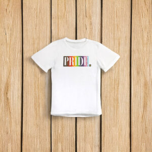 Pride Rainbow T-Shirt - LGBTQ+ Equality Tee, Minimalist Pride Month Shirt, Unisex Human Rights Campaign Apparel