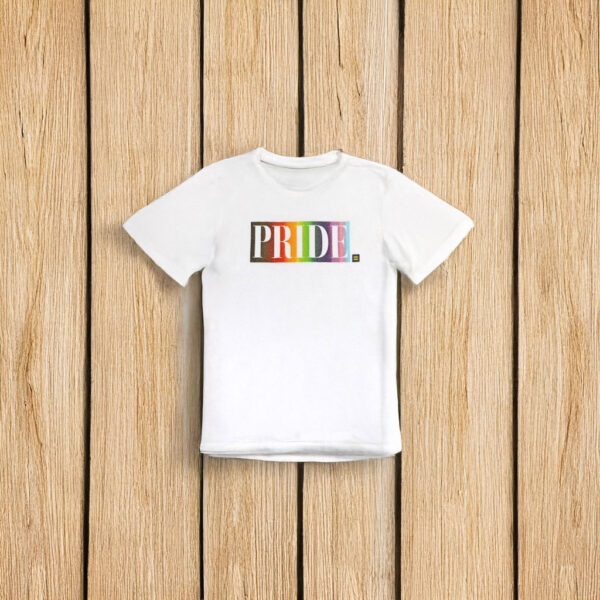 Pride Rainbow T-Shirt - LGBTQ+ Equality Tee, Minimalist Pride Month Shirt, Unisex Human Rights Campaign Apparel