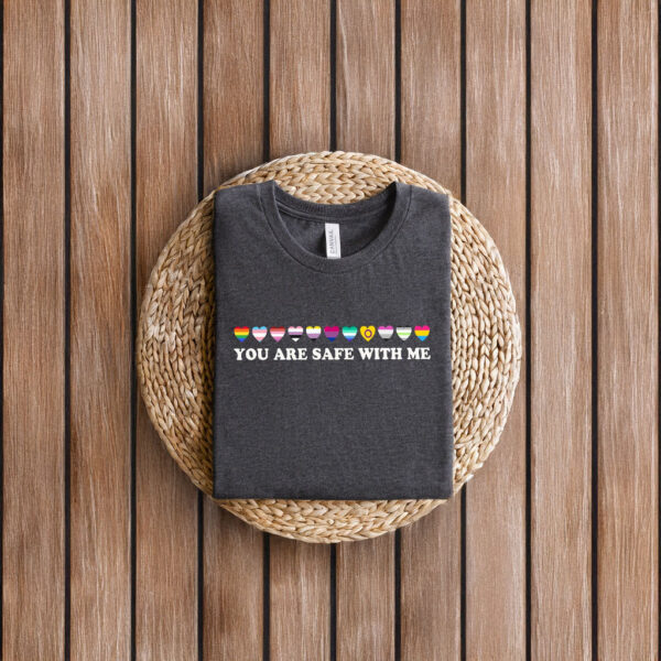You Are Safe With Me Shirt, LGBT Friendly Shirt